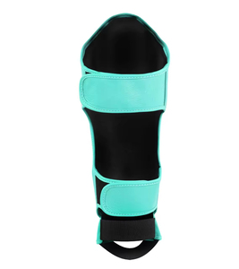 Wholesale Breathable Elastic Shin Guard <b>Foam</b> Padding Instep Leather Protection Professional Compression for Soccer Muay Thai - Product Image 3