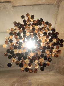 Boutons ronds modernes sculptés en corne de buffle, durables, couleur naturelle, en corne véritable pour vêtements - Product Image 5