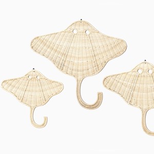 Décoration murale en rotin tressé en forme d'animal pour coin bébé, style bohème, suspendue, sûre pour les enfants - Product Image 6