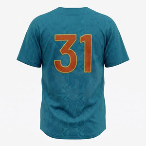 Camiseta de béisbol para atletas, costuras duraderas, ajuste cómodo, adecuada para partidos competitivos, camiseta de béisbol transpirable - Product Image 4