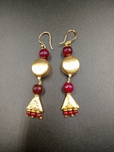 Amaira Jewels Gold Plated Drop Earrings Pearl Tassel Design Classic Style Women's Jewelry Brass Material <b>Wedding</b> <b>Accessories</b> - Product Image 6