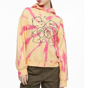 Oversized Hoodie Vintage Washed Cotton Sweatshirt OEM Women's Everyday Hoodie Comfortable Cotton Hoodies - Product Image 1