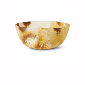 Bol de service moderne en résine fait main, design élégant, écologique, compatible lave-vaisselle, forme personnalisée, poli, pour la maison et le jardin - Product Image 1