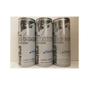 Bebida Energética Red Bull Edición Blanca Sabor Coco y Açaí, 24 Latas de 250ml con Taurina, Vitaminas B y Azúcar Real, Pedido al por Mayor - Product Image 2