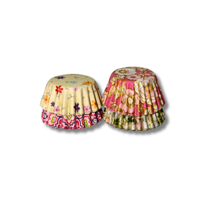 Envoltorios de Cupcakes de Papel Glassine con Diseño Floral Rosa, Desechables, Cilíndricos, Antiadherentes, Resistentes al Calor, Aptos para Alimentos, para Fiestas de Cumpleaños - Product Image 3