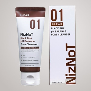 โฟมล้างหน้าเกาหลี K-Beauty Needsnot 01 Black BHA pH Balance Pore Cleanser 100 มล. ผลิตในเกาหลี - Product Image 2