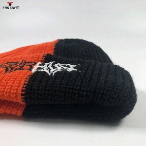 New Design Autumn Winter High Quality 100% Cotton Unisex Breathable Waterproof Fleece Fabric 3D Embroidery <b>Light</b> Weight <b>Beanie</b> - Product Image 4