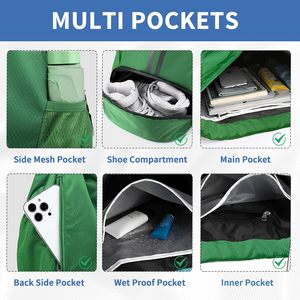 Sac de sport en toile écologique, grande capacité, sac de voyage, OEM - Product Image 3