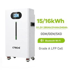Batterie au lithium LiFePO4 48V 51.2V 314Ah 340Ah 15kWh pour onduleur 15kVA avec système de gestion de batterie au lithium, pour l'extinction d'incendies - Product Image 1