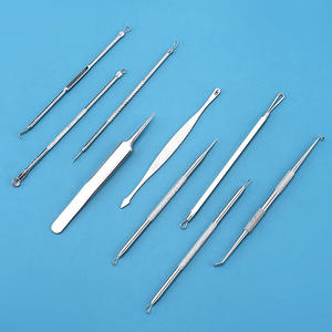 Juego de Agujas para Acné de Acero Inoxidable Personalizado Rose Milare para Eliminar Puntos Negros del Rostro con Pinza para Acné y Aguja de Extracción - Product Image 2