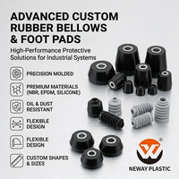 Couvre-bellows flexible en caoutchouc NBR EPDM moulé sur mesure, anti-poussière - OEM/ODM disponible pour usage automobile et industriel
