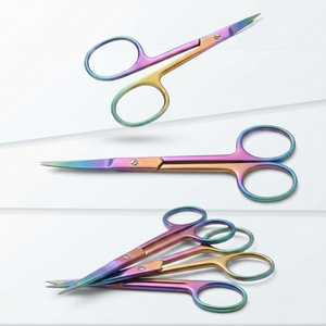 Ciseaux à cuticules en acier inoxydable, ciseaux droits pour sourcils et ongles, ciseaux à ongles en acier inoxydable - Product Image 4