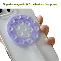 Support de téléphone magnétique fort Mini support d'aspiration en Silicone pour accessoires de boîtier de téléphone iPhone Android