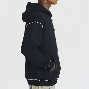Custom Men's Winter Hoodies 100% Cotton Heavy Weight Premium Quality Oversized Streetwear <b>Zip</b> <b>Hooded</b> Sweatshirt Digital Printing - Product Image 2