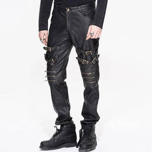 Pantalon Moto Homme MERITORIOUS INTERNATIONAL Noir en PU Enduit Respirant Écologique Léger Taille Haute Coupe Droite - Product Image 3