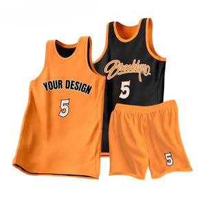 Venta al por Mayor de Camisetas de Baloncesto Reversibles para Hombre, Personalizadas, 100% Poliéster, de Secado Rápido y Transpirables - Product Image 4