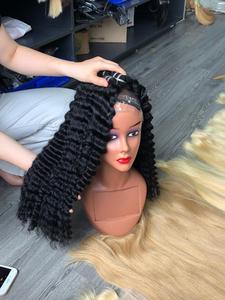 Cheveux humains vierges vietnamiens de haute qualité, 100 %, dentelle frontale, couleur personnalisée, 1 à 3 ans, non traités, teints, double trame mécanique - Product Image 2