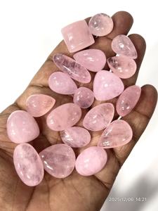 Morganita Rosa Natural, Gema Suelta en Cabujón, Formas y Tamaños Variados, de 20 a 30 mm Aprox. - Product Image 3