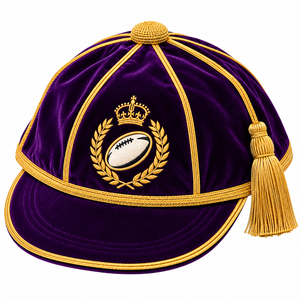 Casquette d'honneur de rugby personnalisée |   Casquette de sport de rugby brodée |   Casquette de championnat Team Honor |   Casquette de baseball athlétique réglable - Product Image 4