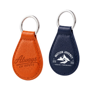 High Quality Leather Car <b>Keychains</b> With <b>Personalized</b> Logo PU Leather Key chains For Business Gifts and Automotive Accessories - Product Image 4
