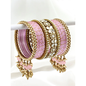 Hand Embroidery Ribbon Bangles Bracelet Set Multicolor Women Fashion Jewelry <b>Accessories</b> - Product Image 2
