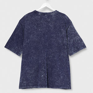T-shirt en coton personnalisé avec logo imprimé sur le devant, coupe classique unisexe respirante pour hommes - Product Image 4