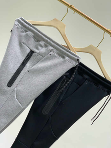 Chándal de invierno para hombre de primera calidad, pantalones largos, chaqueta con cuello alto, material ligero y transpirable con logotipo personalizado - Product Image 2