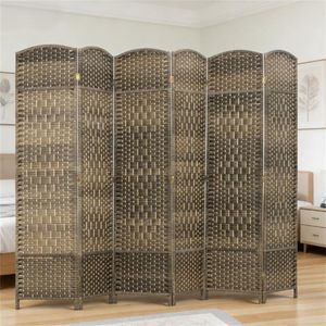 Foldable 6-<b>Panel</b> Room Partition <b>Screen</b> Privacy <b>Screen</b> Divider - Product Image 1