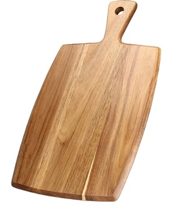 Hermosa tabla de quesos de madera con mango de metal, barra para el hogar, corte de madera de bambú, verduras y corte de queso para Cocina - Product Image 5
