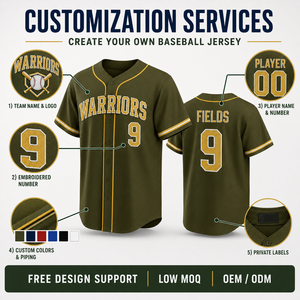 Camiseta de Béisbol Retro Personalizada con Bordado Vintage, Estilo Tackle Twill, con Botones, Nombre y Número del Jugador, Uniforme de Equipo, Fabricación OEM ODM - Product Image 3