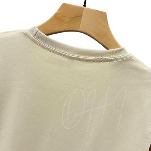 เสื้อยืดคอกลมผู้ชาย พรีเมียม ผ้าฝ้าย 100% ทรงหลวม ระบายอากาศได้ดี แห้งเร็ว เป็นมิตรกับสิ่งแวดล้อม สีทราย เรียบง่าย สไตล์มินิมอล แขนสั้น - Product Image 2