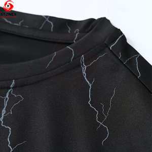 High Quality Men's Casual Loose Short Sleeve Summer Eco-Friendly T-shirt Customized Breathable Printed & Customized Design - Product Image 4