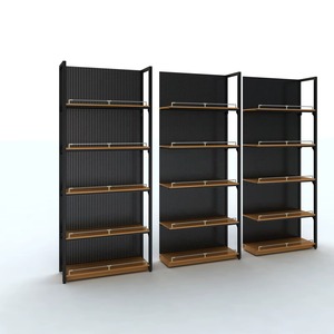 Durable Heavy Duty (Single/Double Sided) Metal/Iron 4-Shelf Pre-Assembled Display <b>Racks</b> for Convenience Store & Supermarket - Product Image 3