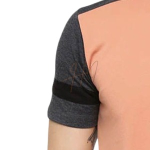 T-shirt personnalisé pour homme en coton à manches courtes, haute qualité, tie-dye, color block, raglan, respirant, décontracté, mode estivale, coupe oversize - Product Image 4