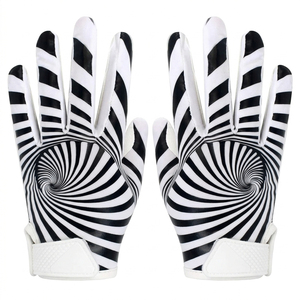 Guantes de Fútbol Americano con Diseño Personalizado para Adultos y Niños, Nuevo Modelo Transpirable para Exteriores - Product Image 1