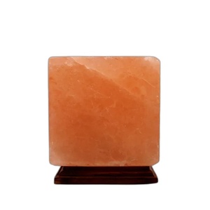 Premium Handcrafted Pink Himalayan Rock Salt Cube Lamp Natural Mineral Air Purifying <b>Night</b> <b>Light</b> - Product Image 6
