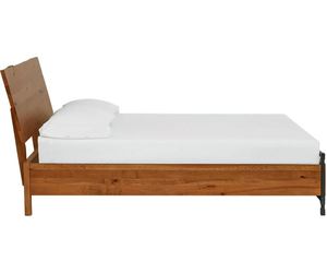 Cama con dosel de madera de teca maciza de estilo moderno, de alta calidad, duradera, ensamblable, mueble de dormitorio para interiores con sistema de almacenamiento. - Product Image 2