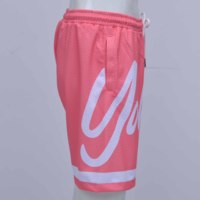 Shorts d'été décontractés pour hommes de qualité supérieure avec logo personnalisé respirant et impression sérigraphique de haute qualité