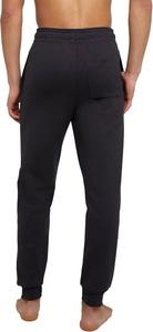 Men's <b>Black</b> Cotton Eco-Friendly Pleated Front Casual <b>Joggers</b> Elastic Waist Drawstring Side Pockets Midweight Breathable Winter - Product Image 5