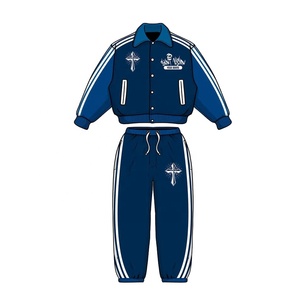 ชุดแจ็กเก็ตขนสัตว์แห้งเร็วอุปกรณ์ฝึกซ้อมระบายอากาศสำหรับฤดูหนาวขนาดใหญ่สำหรับผู้เล่นเบสบอล - Product Image 1