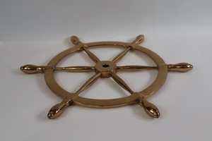 Volante de Barco de Latón Antiguo Hecho a Mano, de Grado Marino, para Colgar en la Pared, Diseño Costero, Uso Interior, Decoración para Sala de Estar - Product Image 6