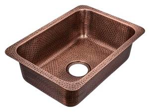 Fregadero de Cocina Tradicional Hecho a Mano en Cobre para Casas de Campo, Cocinas Rústicas y Temas Interiores Rústicos - Product Image 3