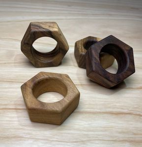 Anneau de serviette en bois artisanal pour la décoration de banquets, événements et fêtes – Collection d'accessoires de table décoratifs - Product Image 3