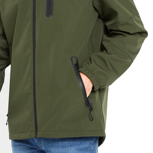 KIC Star แจ็กเก็ตมีฮู้ดสำหรับผู้ชายผ้าฝ้ายโพลีเอสเตอร์เคลือบผ้าใบแบบมาตรฐานระบายอากาศได้น้ำหนักเบา - Product Image 4