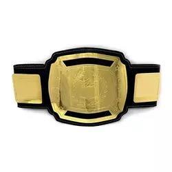 GLOWING NEON INDUSTRY Sporty High Waist WWE for <b>Belt</b> <b>Red</b> Leather with Silver Plate Buckle and Greek Design - Product Image 2