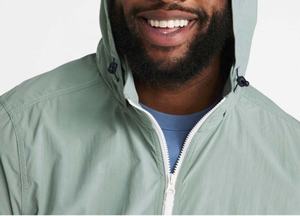 Veste coupe-vent imperméable respirante en polyester pour homme, avec capuche, fermeture éclair, idéale pour le camping et les activités sportives, modèle couple. - Product Image 5