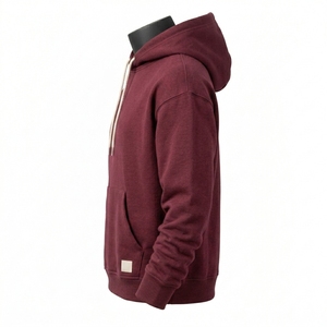 เสื้อฮู้ดดี้ผู้ชาย แขนยาว สีพื้น โลโก้สั่งทำได้ คอวี ระบายอากาศได้ดี เหมาะสำหรับกิจกรรมกลางแจ้ง - Product Image 3