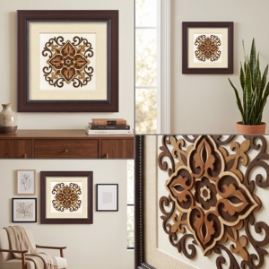 Modern Multifunction Wood Veneer <b>Storage</b> Box with Premium Wooden Frame for Jewelry <b>Storage</b> - Product Image 4