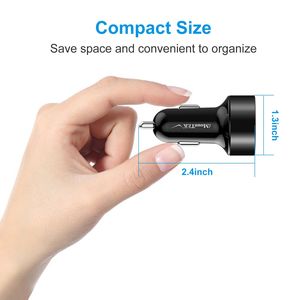 Cargador de Coche Universal de 15W/3.1A con Doble USB, Adaptador de Carga Rápida de Aleación de Aluminio para iPhone XR, XS y Tablet PC - Product Image 6