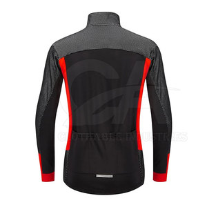 Maillot de cyclisme athlétique à manches longues, tissu léger anti-humidité, vêtements de course et d'entraînement pour vélo de route - Product Image 2